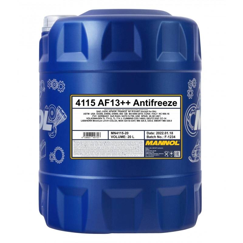 MN AF13++ Antifreeze 20 Liter MN4115-20 von MANNOL