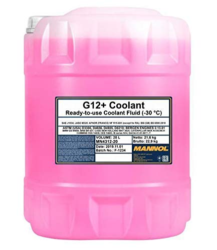 MN G12+ Coolant (-) 21,6 Liter MN4212-20 von MANNOL