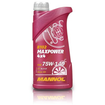 Mannol 1 L Maxpower 4x4 75W-140 API GL-5 LS (Limited Slip) [Hersteller-Nr. MN8102-1] von MANNOL