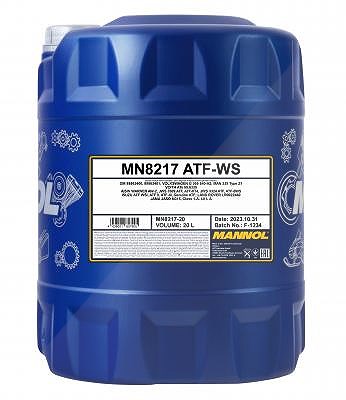 Mannol 20 L ATF WS [Hersteller-Nr. MN8217-20] von MANNOL