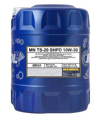 Mannol 20 L TS-20 SHPD 10W-30 [Hersteller-Nr. MN7120-20] von MANNOL