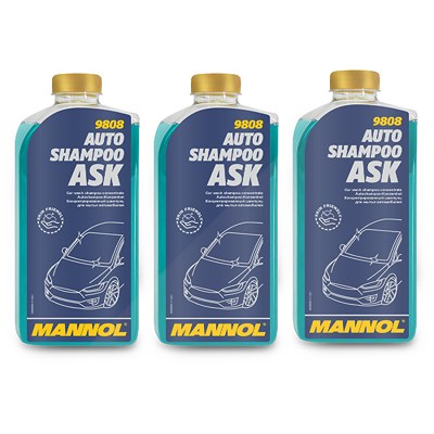 Mannol 3x 1 L Auto-Shampoo [Hersteller-Nr. 9808] von MANNOL