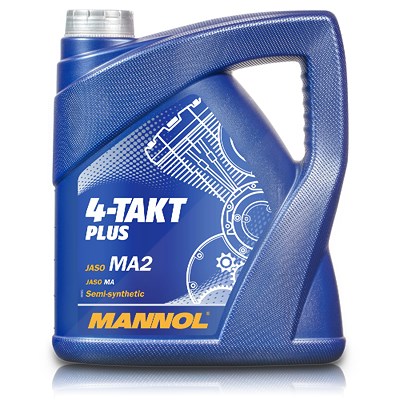 Mannol 4 L 4-Takt Plus Motoröl [Hersteller-Nr. MN7202-4] von MANNOL