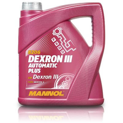 Mannol 4 L Dexron III Automatic Plus [Hersteller-Nr. MN8206-4] von MANNOL