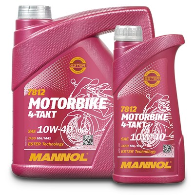 Mannol 5 L Motorbike 4-Takt Motoröl [Hersteller-Nr. MN7812-4] von MANNOL