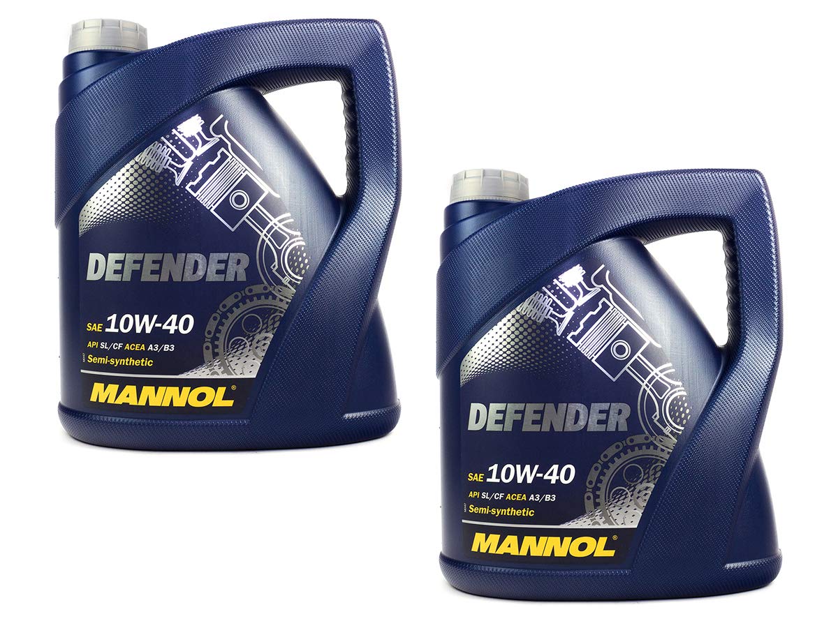 Motoröl Öl 8 Liter Mannol Defender 10W-40 teilsynthetisch API SL/CF Mercedes VW von MANNOL