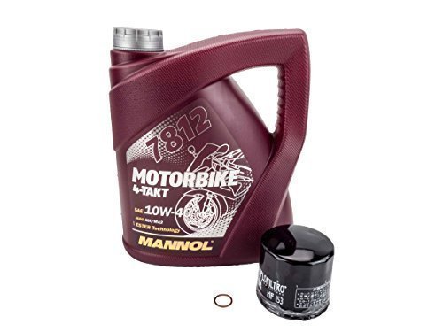 Öl + Ölfilter Set Kawasaki Jetski STX-12F 2003-2007 von MANNOL