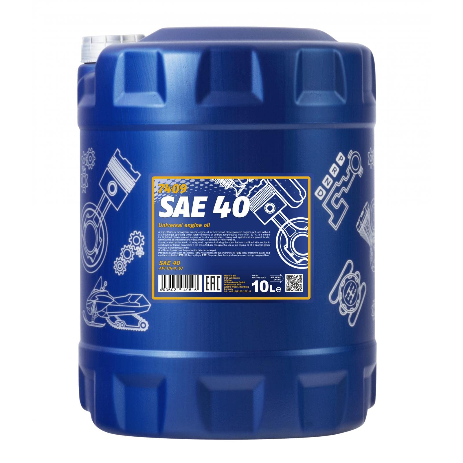 SAE 40 10 Liter von MANNOL