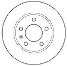 Mapco Bremsscheibe Vorderachse Belüftet [Hersteller-Nr. 15744] für Opel von MAPCO