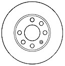 Mapco 1x Bremsscheibe vorn (Stück) [Hersteller-Nr. 15749] für Opel von MAPCO