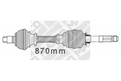 Mapco Antriebswelle [Hersteller-Nr. 16421] für Citroën von MAPCO