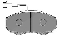 Mapco Bremsbelagsatz, Scheibenbremse [Hersteller-Nr. 6568] für Citroën, Fiat, Peugeot von MAPCO