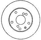 Mapco Bremsscheibe [Hersteller-Nr. 25502] für Gm Korea, Chevrolet von MAPCO