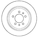 Mapco 1x Bremsscheibe [Hersteller-Nr. 15323] für Citroën, Peugeot von MAPCO