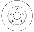 Mapco 1x Bremsscheibe [Hersteller-Nr. 15722] für Ford von MAPCO