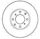 Mapco 1x Bremsscheibe [Hersteller-Nr. 15601] für Rover von MAPCO