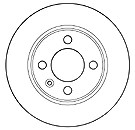 Mapco 1x Bremsscheibe [Hersteller-Nr. 15911] für Skoda von MAPCO