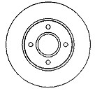 Mapco Bremsscheibe Vorderachse BELÜFTET [Hersteller-Nr. 15817] für Ford von MAPCO