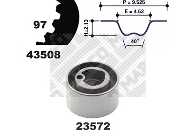 Mapco Zahnriemensatz [Hersteller-Nr. 23508] für Suzuki von MAPCO