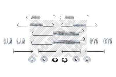 Mapco Zubehörsatz, Bremsbacken Trommelbremse [Hersteller-Nr. 9133] für Citroën, Peugeot, Renault von MAPCO