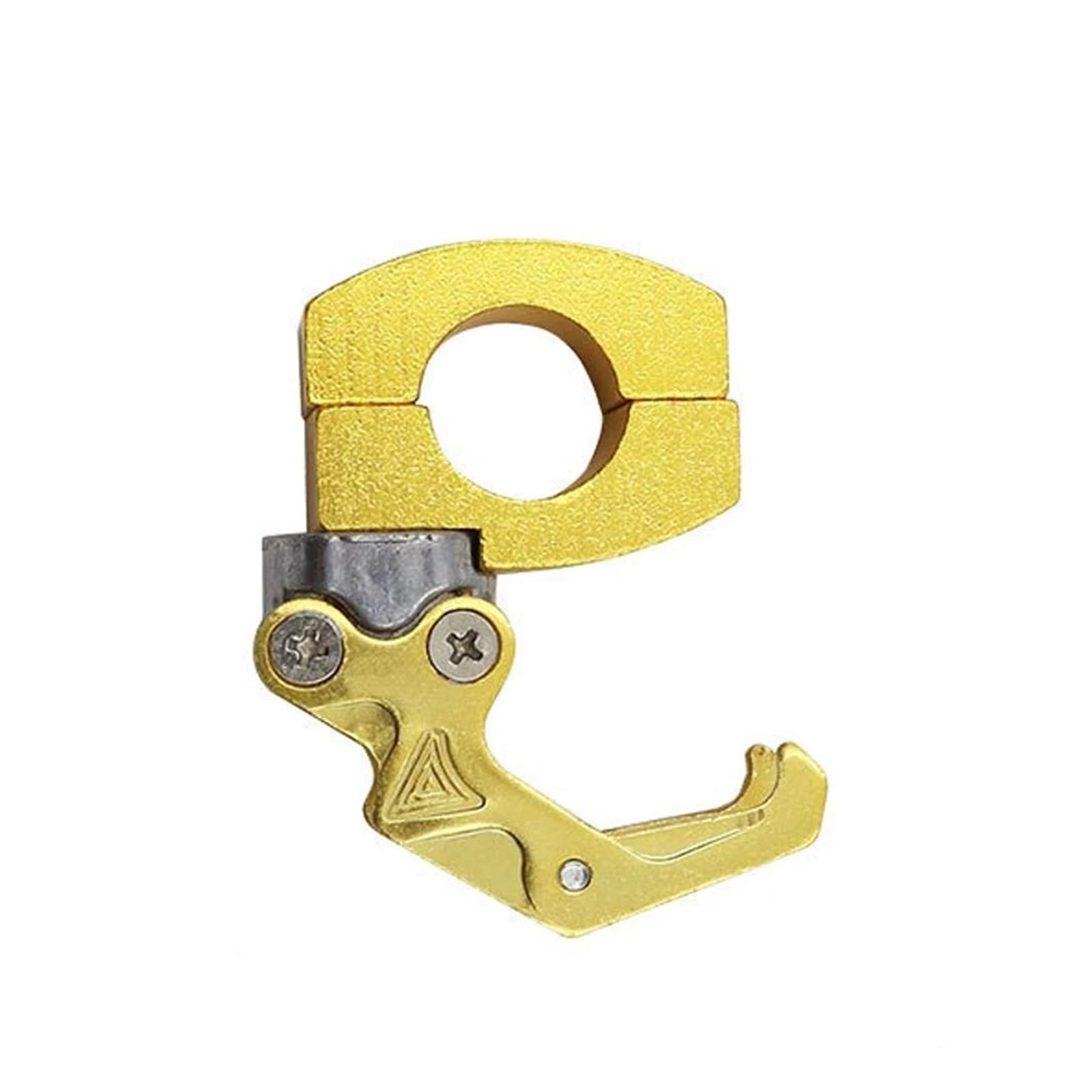 MARCAI Lenkerhaken Motorrad-Lenker-Aufbewahrungshaken Roller-Gepäcktaschen-Aufhänger Helm-Klauen-Haken Aufbewahrungstaschenhalter Aluminiumlegierung (Gold) von MARCAI