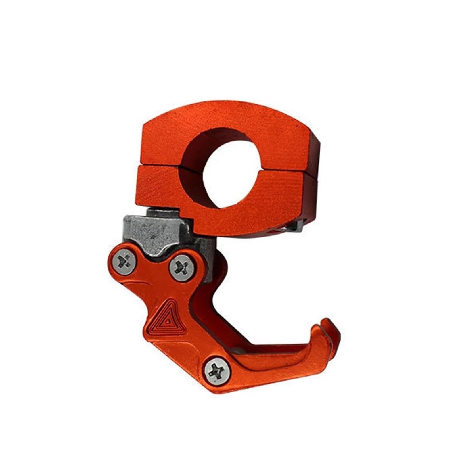 MARCAI Lenkerhaken Motorrad-Lenker-Aufbewahrungshaken Roller-Gepäcktaschen-Aufhänger Helm-Klauen-Haken Aufbewahrungstaschenhalter Aluminiumlegierung (Orange) von MARCAI