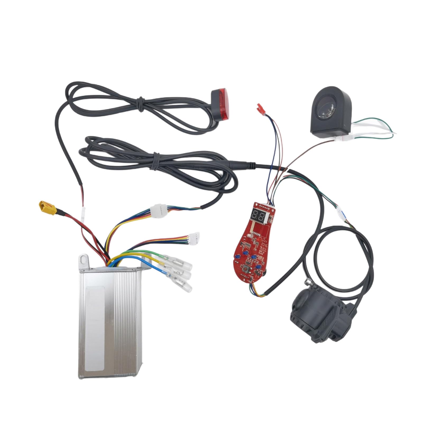 MARCBUSE Intelligenter Elektroroller-Controller, Upgrade 36 V, 16 A, mit Rücklicht und Frontlicht, schnelle Reaktion von MARCBUSE