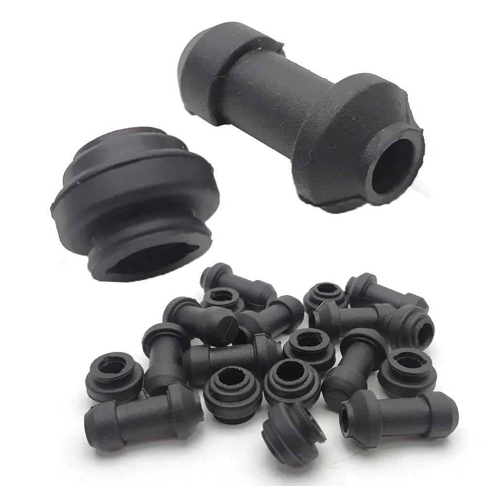 10/5/2 Sets Motorrad Roller Bremse obere untere Pumpe Bremssattel Stoßdämpferhülse Staubabdeckungen Scheibe wasserdichte Gummikappen (10 Sets Typ 1) von MARDUFEK