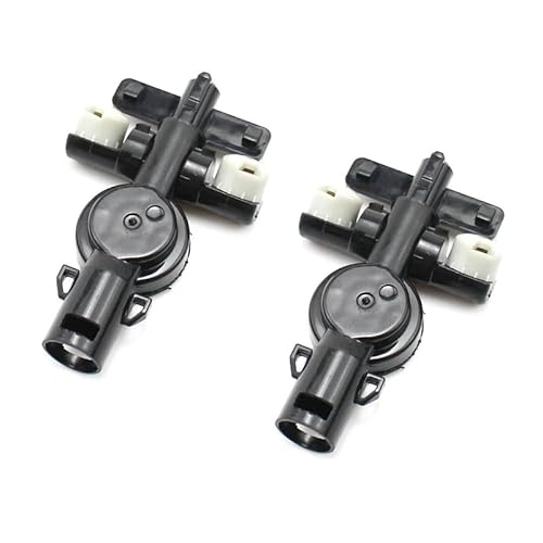 2 x Scheinwerfer-Wassersprühdüse, Unterlegscheiben, Düsenanschluss, Adapterhalter für Honda, Lexus, Suzuki, Mazda, Nissan, Subaru von MARDUFEK