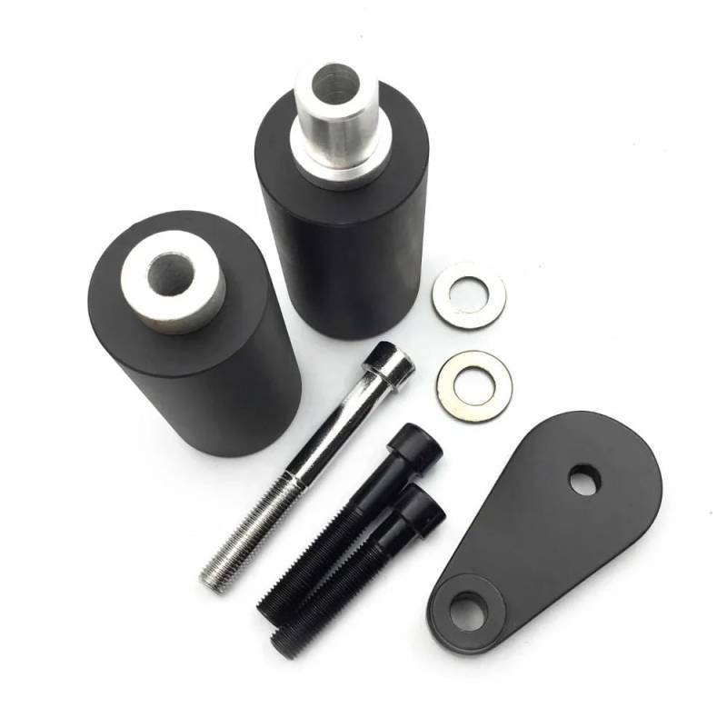 Aftermarket Motorradteile No Cut Frame Slider Protector für Yamaha 2003 2004 2005 YZF R6 2006 2007 2008 2009 R6S Schwarz von MARDUFEK