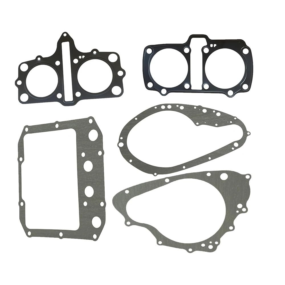 Motorabdeckung für Motorrad-Zylinderkopf-Basis, Kupplung, Dichtung für Suzuki GS500 1989–2011 GS 500 (Kits) von MARDUFEK