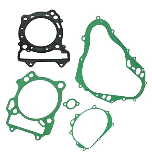 Motorcycle Engine Cylinder Crankcase Clutch Cover Gaskets Set for Suzuki DRZ400 DR-Z400 2000-2020 DRZ 400(Beige) von MARDUFEK