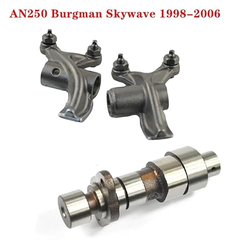 Motorcycle Engine Parts Rebuild Camshaft Tappet Cam Rocker Shaft Arm for Suzuki AN250 Burgman Skywave 1998-2006(Rocker and Rocker) von MARDUFEK