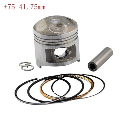 Motorcycle Piston Kit & Rings Set High Performance for Yamaha XV125 Virago125 XVS125 Dragstar Standard 41mm +25 +50 +75 +100(41.75mm Piston kit) von MARDUFEK