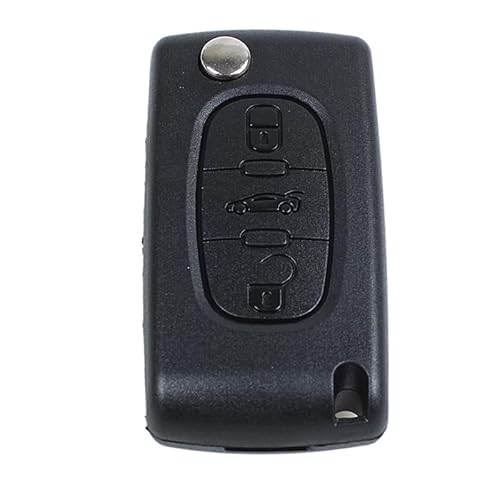 NEW-Key Fernbedienung Gehäuse für Peugeot 407 und 407 SW faltbar 3 Tasten von MARDUFEK