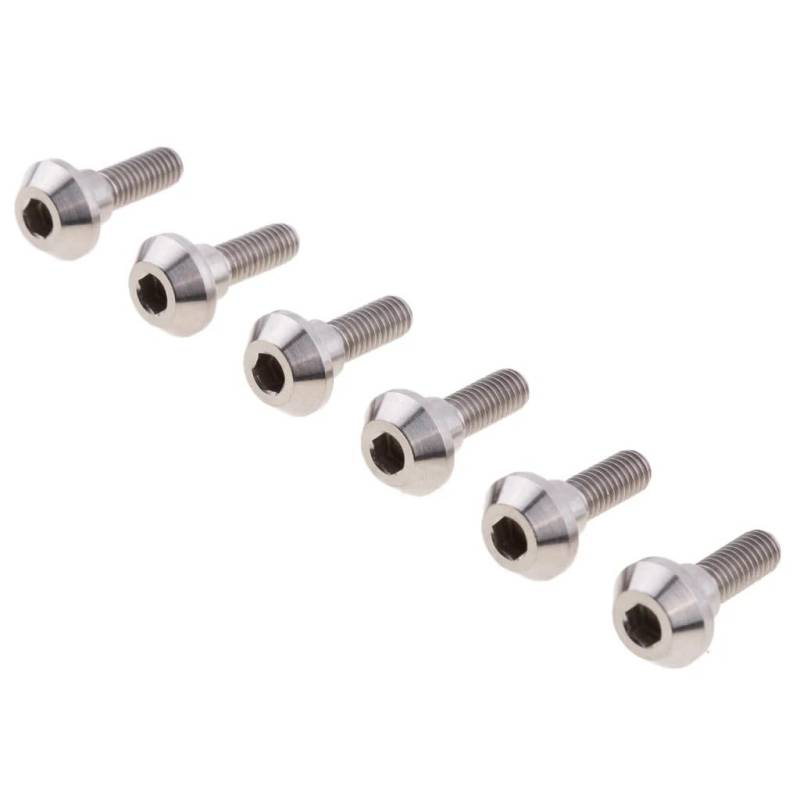 Ti M6 x 20 mm Titan-Scheibenbremsrotorschrauben für Suzuki GSXR für Yamaha für vorne und hinten, benötigt 2 Sätze von MARDUFEK