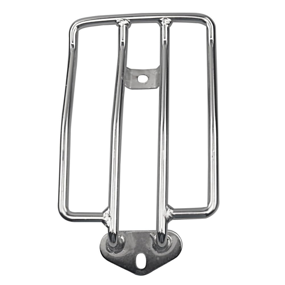 for Harley Sportster XL 883 1200 XL883 XL1200 2004-2012 Gepäck Träger Motorrad Raider Chrom Gepäck Rack Unterstützung Regal(Silver) von MARDUFEK