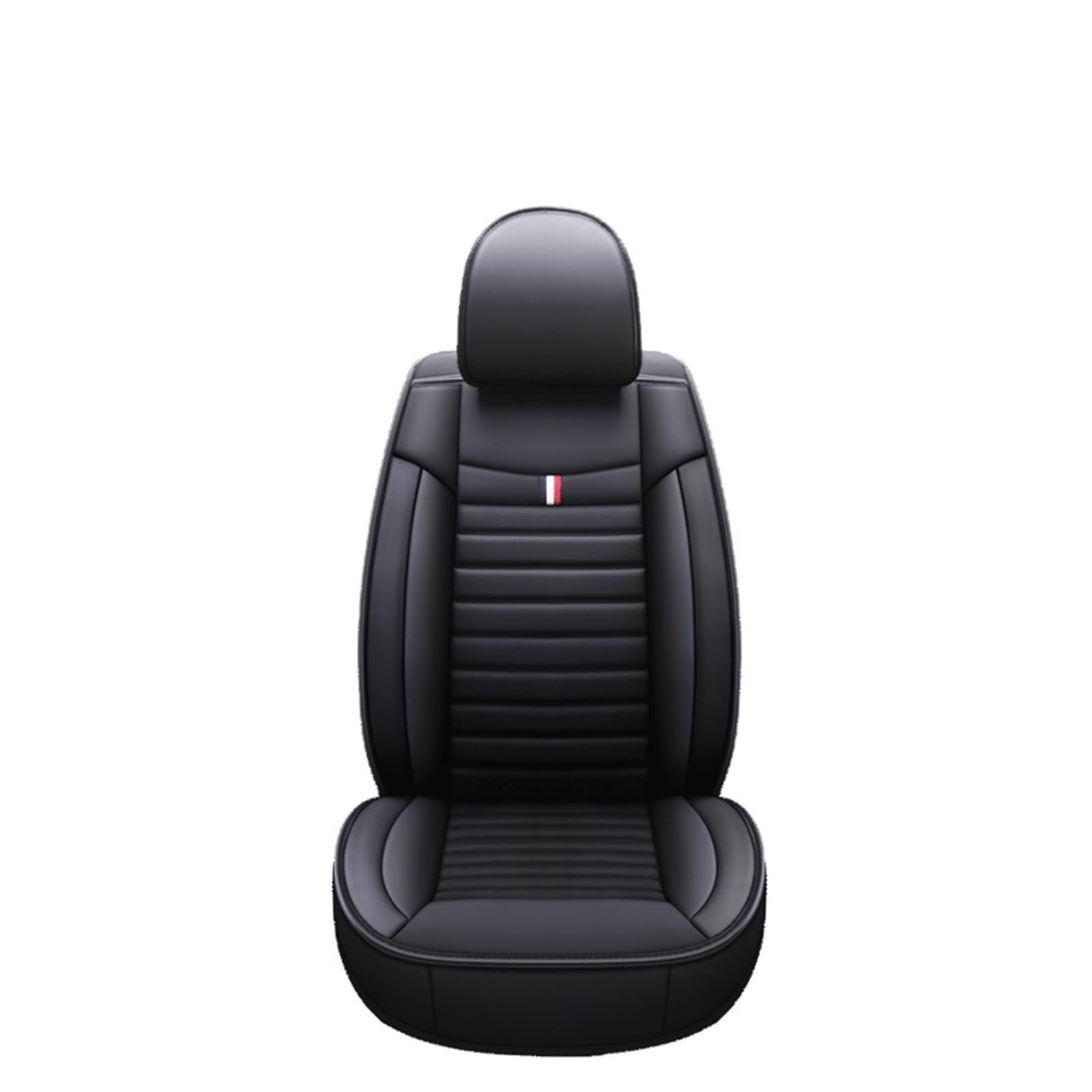 MARQI Sitzbezüge Auto Für Sitz Für Ibiza PU Leder Auto Sitz Abdeckung Universal Volle Auto Vorne Und Hinten Sitz Abdeckung Protektoren Set Auto Innen Zubehör Autobezüge Set (Farbe : Black 1 Seat) von MARQI