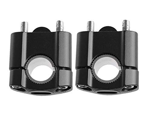 MASO 1Pair 22mm 7/8Inch Lenker Riser Klemmen für Motorrad Schmutz Fahrrad ATV von MASO