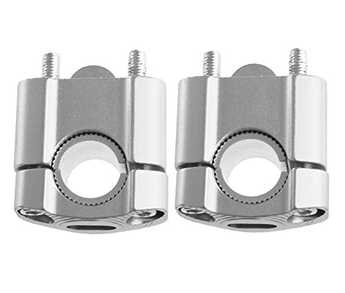 Maso Universal Motorrad Lenkererhöhung Lenkererhöhung 22mm 28mm Silber von MASO