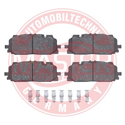 Master-sport Germany Bremsbeläge vorne (Satz) [Hersteller-Nr. 13046056782N-SET-MS] für Audi, VW von MASTER-SPORT GERMANY