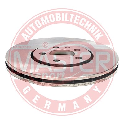 Master-sport Germany Bremsscheibe [Hersteller-Nr. 24012501081-PCS-MS] für VW von MASTER-SPORT GERMANY