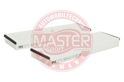 Master-sport Germany Filter, Innenraumluft [Hersteller-Nr. 3023-2-IF-SET-MS] für Audi, VW von MASTER-SPORT GERMANY