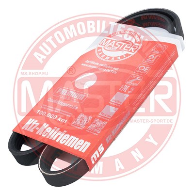 Master-sport Germany Keilrippenriemen [Hersteller-Nr. 4PK890-PCS-MS] für Audi, Austin, BMW, Chrysler, Dodge, Fiat, Hyundai, Kia, Mazda, Mg, Mitsubishi von MASTER-SPORT GERMANY