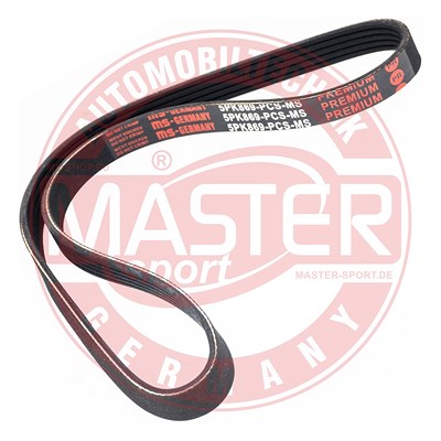 Master-sport Germany Keilrippenriemen [Hersteller-Nr. 5PK869-PCS-MS] für Gm Korea, Subaru von MASTER-SPORT GERMANY