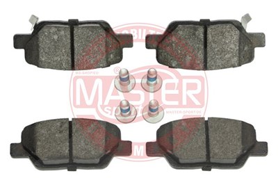 Master-sport Germany Bremsbeläge hinten (Satz) [Hersteller-Nr. 13046056772N-SET-MS] für Fiat von MASTER-SPORT GERMANY