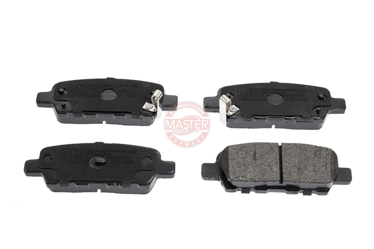 MASTER-SPORT Bremsbelagsatz RENAULT,NISSAN,SUZUKI 13046058432N-SET-MS D40609N00A,D4M601BN0A,440608H385 44060AL585,44060AL586,D40601GZ0C,D40603JY0A von MASTER-SPORT