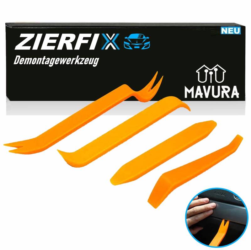 MAVURA ZIERFIX Demontage Zierleistenkeile Set Auto Innenraum Verkleidung von MAVURA