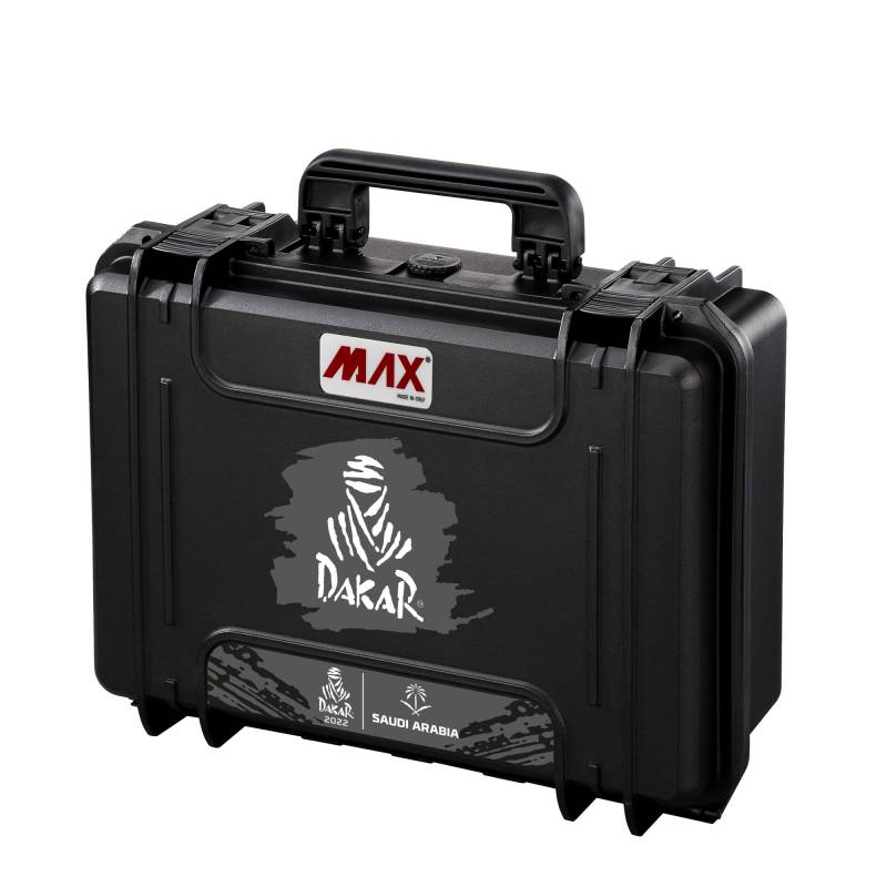 MAX - MAX430-DKR luftdichter Koffer Serie Dakar, schwarz, 426 x 290 x 159 mm von MAX