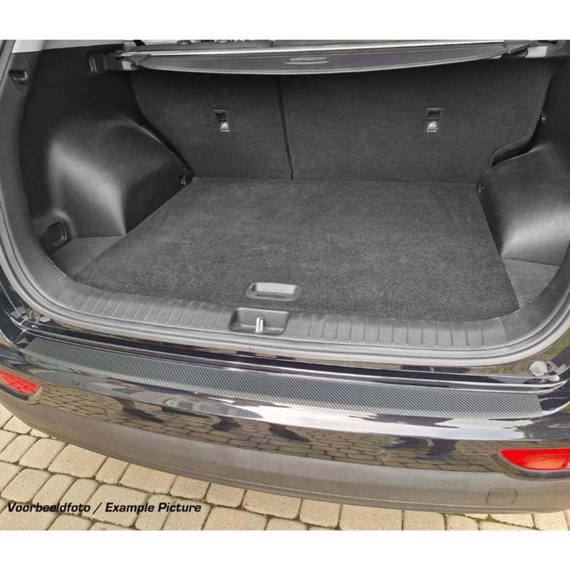 MAX6 Passgenaue Heckstoßstangenschutzfolie kompatibel mit Volkswagen Passat 3C Alltrack Variant 2012-2014 - Karbon-Optik von MAX6